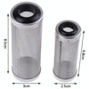 Aquarium Filter Inlet Cover 16mm - Black Stainless Steel