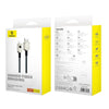Baseus Unbreakable Series 2.4A USB to 8 Pin Fast Charging Data Cable, Length:1m(White)