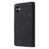 For Samsung Galaxy A06 4G Multifunctional Frosted Zipper Wallet Leather Phone Case(Black)
