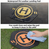 Sunnylife Drone Landing Pad 35cm Fast-Fold Double-Sided Leather Waterproof Helipad for DJI Neo / Avata 2 / Mini 4 Pro (Yellow+Orange)