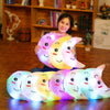 Creative Toy Luminous Pillow Soft Stuffed Plush Toys Gift For Kids Children Girls(Pink Moon)