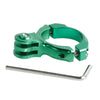 TMC HR87 Bike Aluminum Handle Bar Standard Mount for GoPro, Insta360, DJI and Other Action Cameras, Internal Diameter: 31.8mm(Green)