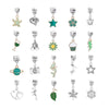 TZ-05 63 In 1 Colorful Crystal Cartoon DIY Jewelry Children Bracelet(Green Suit)