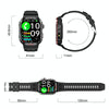 G45 2.01 inch Screen Silicone Strap 10m Waterproof Smart Watch, Support Flashlight / Bluetooth Call / HRV(Black)