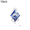 10pcs Waterproof Small Fresh Water Transfer Color Tattoo Stickers(RC-501)