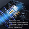Wireless Charging Car Vacuum Cleaner Mini Handheld High Power Wet and Dry Vacuum Cleaner, Color: Black