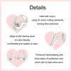 S925 Sterling Silver Platinum Plated Valentine Day Love Irregular Earrings(BSE970)