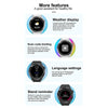 GT3Pro 1.28-Inch Health Monitoring Bluetooth Call Smart Watch With NFC, Color: Black Silicone