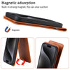 For Samsung Galaxy A05s / M14 4G Magnetic Vertical Flip Leather Phone Case(Brown)
