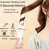 Automatic Curling Iron With Bi-Directional Rotating Ceramic Glaze Coating Hair Care, Plug: EU Plug White