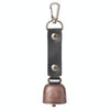 Outdoor Camping Bell Hiking Safety Bear Bell Keychain Pet Pendant(Black)