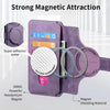 For Samsung Galaxy S25 5G CaseNeo MagSafe RFID Anti-theft Retro Leather Phone Case(Purple)