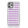 For iPhone 11 Pro Max Capsule Glitter TPU Hybrid PC Airbag Phone Case(Purple)
