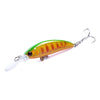 HENGJIA Long Throw Bionic Cocked Mouth Fake Bait Fishing Three-jaw Treble Hooks(1#)