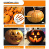 12-in-1 Halloween Pumpkin Carving Set Stainless Steel Pumpkin Carving Kit With Storage Bag