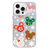 For iPhone 14 Pro Max Christmas Series PC Full Coverage Pattern Phone Case(CW051 White)