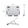 LH-T610 Aluminum Alloy Laptop Bracket Folding Lifting Desktop Cooling Bracket(Elegant Silver)