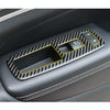4 PCS Car Window Lift Switch Panel Carbon Fiber Decorative Sticker for Jeep Grand Cherokee 2011-2018