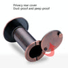 200° HD Wide Angle Door Viewer 26mm Red Bronze - Enhanced Security