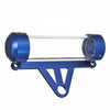 MP1001 Motorcycle Paper Car License Plate Placement Tube Waterproof Motorcycle Tax Tube Cylindrical Disc Paper Holder Air Vehicle License Plate Frame for Motorcycles(Blue)