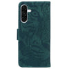 For Samsung Galaxy A36 5G / A56 5G Tiger Embossing Pattern Flip Leather Phone Case(Green)