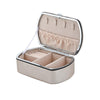 HN-001 Travel Portable Ring Lipstick Jewelry Storage Box(Necklace Version Gold)