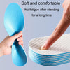 1pair Summer Thin Anti-Odor Sweat Insole Unisex Breathable Soft Shoes Insoles, Size: 45-46(Black)