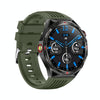 HT28 1.85 inch Silicone Strap IP68 Waterproof Smart Watch, Support Sleep Monitoring(Green)