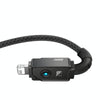 Baseus Unbreakable Series 2.4A USB to 8 Pin Fast Charging Data Cable, Length:2m(Black)