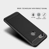 Brushed Texture Carbon Fiber Shockproof TPU Case for Google Pixel 3(Black)