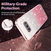 For Samsung Galaxy S10e Gradient Glitter Flower All-inclusive Phone Case(Pink)