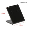 10 Pcs/Set Earrings Shelf Display Stand Holder L Shape Rectangle Acrylic Professional Ear Stud Jewelry Show Bracket Rack Show(Transparent)