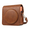 Full Body PU Leather Case Camera  Bag with Strap for FUJIFILM instax Square SQ1 (Brown)