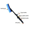 Car Wash Brush Head Soft Bristle Long Handle Brush Spray Foam Bottle Set(3 In 1)