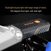 USB Rechargeable Bicycle Front Light Bike FlashLight (White Light)