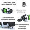 Outdoor Sports Anti-fall Water Bottle Portable Leak-proof Silicone Folding Cup, Shape: Football(550ml)