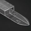 Plastic Transparent Outdoor Garden Rain Gauge Measuring Tool(25x4.5x2.7cm)