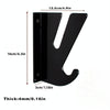 YX008 1 Pair Four-Wheel Skateboard Wall Mount Bracket