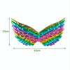 3 PCS Children Prom Dress Up Wings Elf Colorful Wings Party Costume Props(Red)