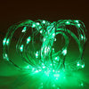 5m IP65 Waterproof Silver Blue Light Wire String Light, 50 LEDs SMD 0603 3x AA Batteries Box Fairy Lamp Decorative Light, DC 5V