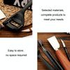 DIY Handmade Leather Goods Punching Cutting Set, Style: Iron Box