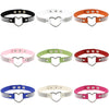 Japanese Harajuku Rhinestone Heart Shape Punk Collar Fashion Female Choker Necklace, Random Color Delivery