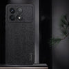 For Xiaomi Redmi K70 Tree Bark Leather Shockproof Phone Case(Blue)
