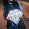 Diamond Shape LED Night Light Decoration Pendant(White)