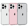 For iPhone 15 Pro Shockproof Terminator Transparent Phone Case(Pink)