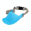Large Blue Dog Muzzle, Anti-Bark, Bite, TPR Rubber