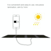 HAWEEL 14W 4-Fold ETFE Solar Panel Charger with 5V / 2.1A Max Dual USB Ports, Support QC3.0 and AFC(Black)