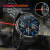 HT28 1.85 inch Silicone Strap IP68 Waterproof Smart Watch, Support Sleep Monitoring(Blue)