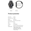 LEMFO GTS4/LT09 1.5 inch IP67 Fitness Wellness Smart Watch Support Bluetooth Call / Sleep / Blood Oxygen / Heart Rate Health Monitor, Silicone Strap(Balck)
