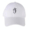 Adjustable Small Hand Embroidery Pattern Sunshade Baseball Cap, Size:M56-58cm(White)